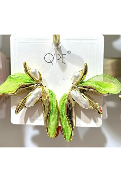 GLOW ACCESSORIES BAE أقراط Qpe من الفولاذ المقاوم للصدأ تول على شكل زهرة VIP