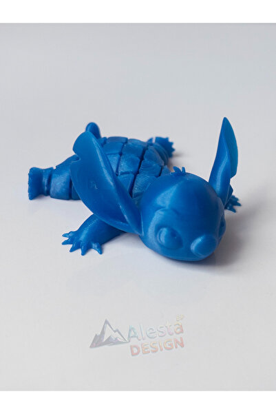 Alesta EP Design Stitch Moving Toy Blue Girl's Toy Gift 3D Printing