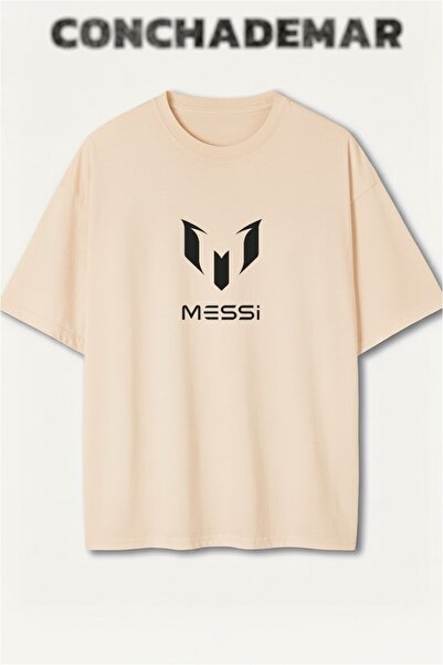 Vordevia Messi Printed Premium Oversized Cotton Lu T-Shirt