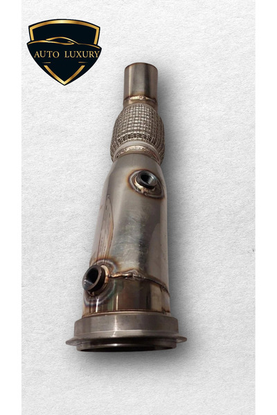 AUTO LUXURY BMW F10 520i - 528i N20 Uyumlu Full Krom Downpipe