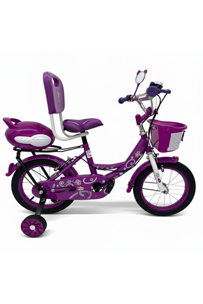 Generic Stylish children's bicycle with a basket and comfortable seat, size 1...