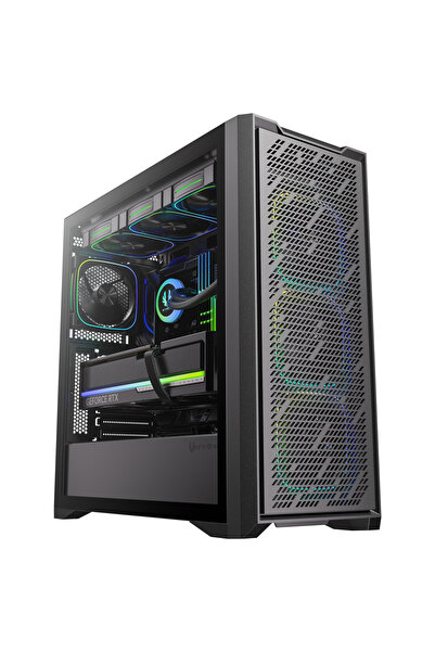 BitFenix Sepii Black 850W 80+ Bronze PSU 4x120mm FRGB Fan ATX Temperli Cam Si...