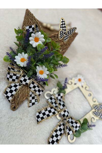 Marrone Lavender and Daisy Basket Socket Frame Set of 2