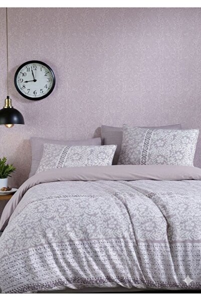 NURLATEX Battal Size Bed Sheet with Elastic Duvet Cover Set