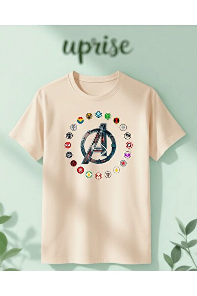Vordevia Avengers Invincibles Printed Cotton in Oversized T-Shirt