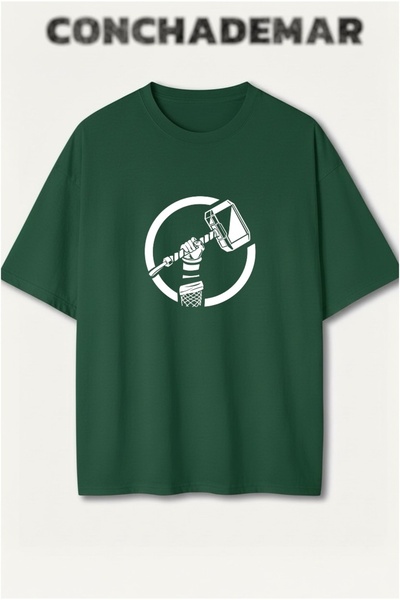 Vordevia Thor Printed Premium Oversized Cotton Lu T-Shirt