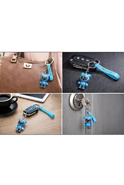 Erzi Φιγούρα αστροναύτη Μπρελόκ – Χαριτωμένο σχέδιο με πολύχρωμο διαστημικό θέμα