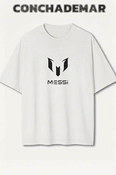 Vordevia Messi Printed Premium Oversized Cotton Lu T-Shirt