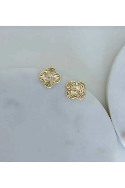 mibrillo Elegant women's earrings with clover design