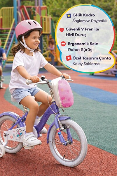TOYFEST Hawai 20 Jant Çantalı Çocuk Bisikleti V Fren Çelik Kadro 5 8 Yaş