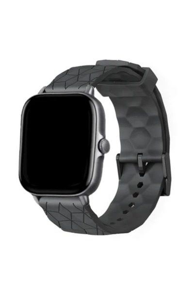 OEM Apple Watch Sport Silicone Premium Matte Black Belt , Water Resistant, 42...