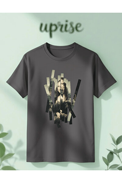 Vordevia Mona Liza Štampano Pamuk lu Oversize kroj T-shirt