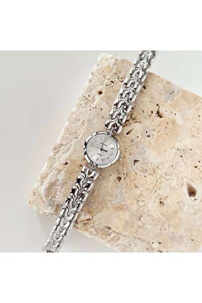 Vesce Atelier Lessi Silver Watch White