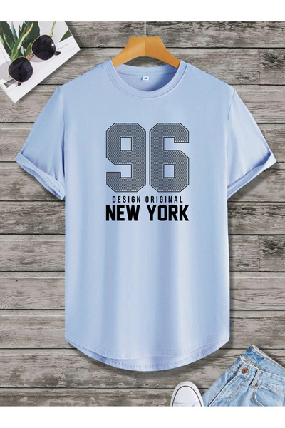 SUNFREE New York 96 Printed Oval Skirt Cotton Pack Summer Unisex Tshirt