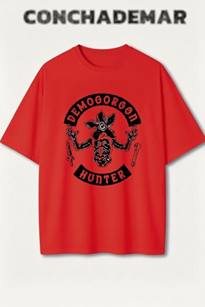 Vordevia Stranger Things Demogorgon cu imprimeu Premium supradimensionat bumb...