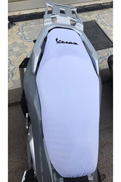 Vespa TÜM YILLARA UYUMLU KOLTUK SELE KILIFI (BEYAZ)