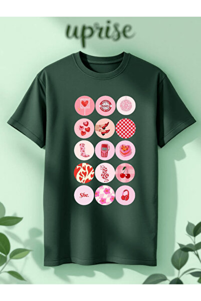 Vordevia Girls Things Printed Cotton Lu Oversized T-Shirt