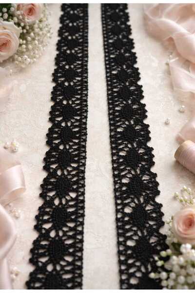 ULUPAMİR Guipur Lace Kopanaki Eyelet Embroidery Raw Edge Cotton Strips