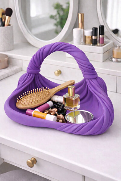 Vescarri صينية تنظيم المكياج بتصميم بورغو - منظم مجوهرات ومستلزمات تجميل مزخرفة