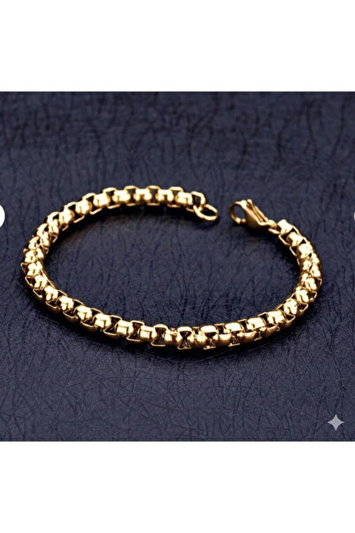 Feronnucci Steel Plated Modern Classic Thick Design Men's Bracelet