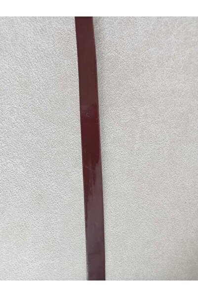 hobi duragı 18*1.5 mm Flat Shiny Leather-Look Column Strip-1 Meter