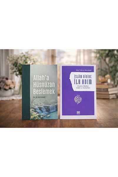 Buruc Yayınları islam Dinine İlk Adım - Allaha Hüsnüzan Beslemek 2 kitap Set