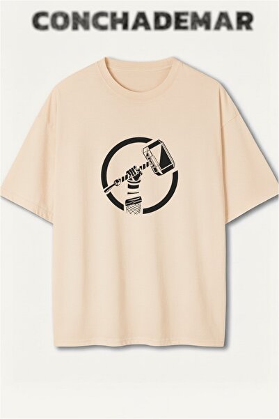 Vordevia Thor Printed Premium Oversized Cotton Lu T-Shirt