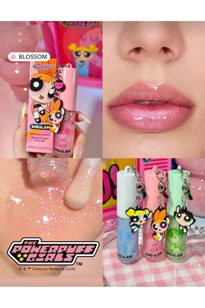 SHEGLAM the powerpuff girls lip gloss