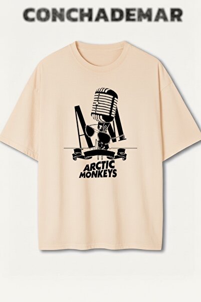 Vordevia Arctic Monkeys Printed Premium Oversized Cotton Lu T-Shirt