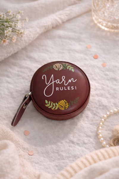 iğne izi Romantic Garden Design Tape Measure |   Flower Printed Automatic Mea...