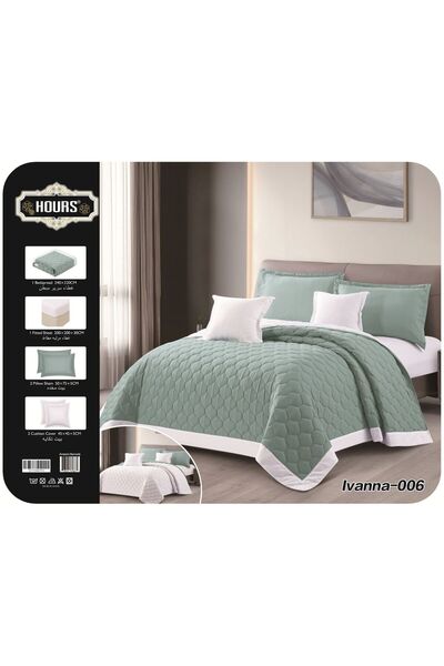 HOURS Summer compressed bedspread, king size, 4 pieces, double-sided