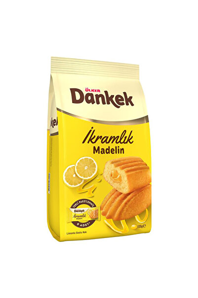 Ülker DANKEK İkramlık Madelin Limonlu Kek - 135 gram - 10 Adet