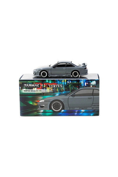 Tarmac Works 1/64 VERTEX Silvia (S 14) Grey