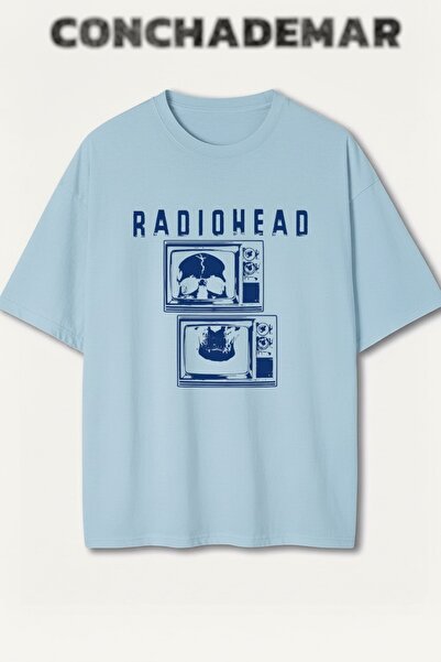 Vordevia Ράντιοουντχεντ με τύπωμα Πρέμιουμ oversized Βαμβάκι lu T-shirt