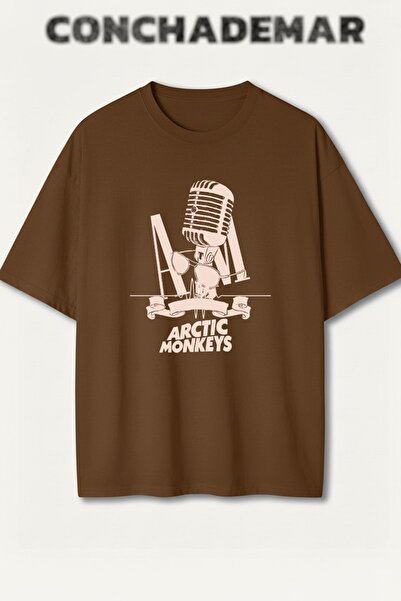 Vordevia Arctic Monkeys Printed Premium Oversized Cotton Lu T-Shirt