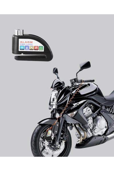 esplendor قفل فرامل قرصية مضاد للسرقة 110 ديسيبل، قفل أمان فولاذي مقاوم للماء