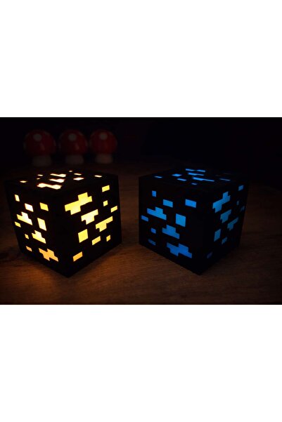 BASKIMARKETİM Minecraft 2li masa lambası