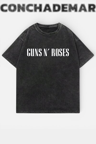 Vordevia Guns N’ Roses Štampano Isprano Oversize kroj T-shirt Unisex Vintage ...