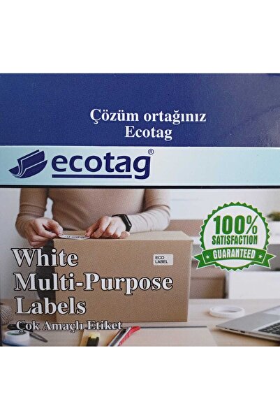 Phomemo D520 MAKİNE İLE UYUMLU -BT Kendinden Yapışkanlı Termal 54*100 ETİKET ECOTAG.