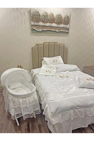 Fun Moment طقم مرتبة أطفال مع سرير أطفال وسلة موسى بما في ذلك القاعدة - مقاس ...