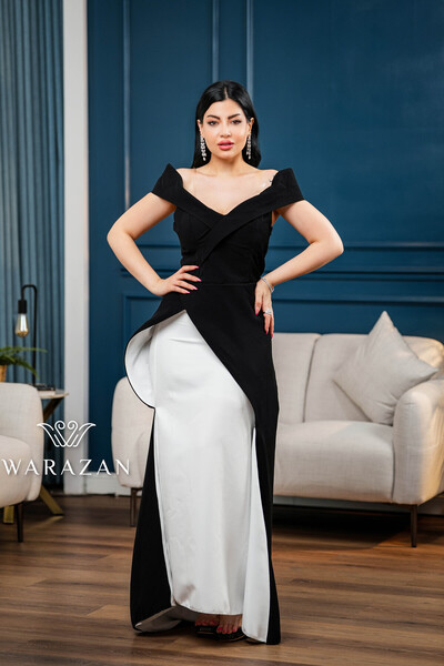 Warazan Elegant top evening dress for special occasions