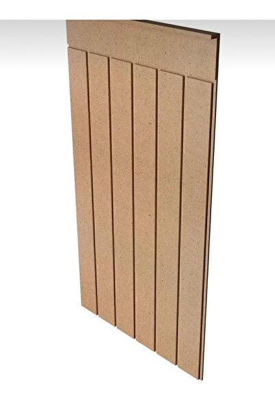 ALEN CNC mdf Cnc İşlemeli Dekoratif Boyanabilir Duvar paneli Düz