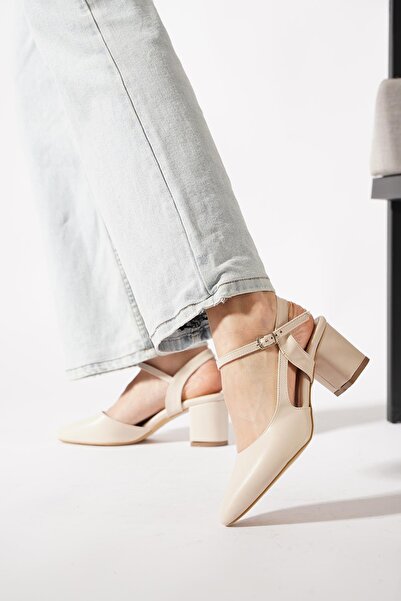 Moda Pie Geran bočna strana otvorena Sa šalom ženske cipele bež boje