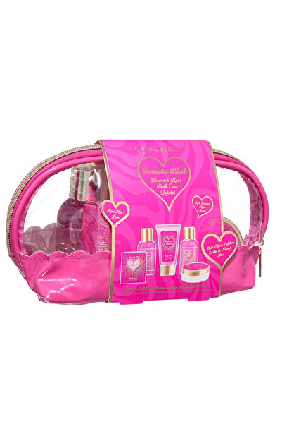 LOVEME BEAUTY Romantic Blush Body Care Set: 5-piece set with a Damask rose sc...