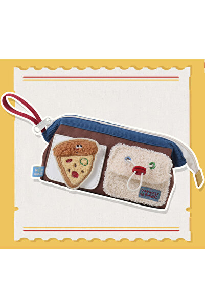 Limmy Μολυβοθήκη Μεγάλης χωρητικότητας Μαλακή χαριτωμένη θήκη για στυλό - Πίτσα