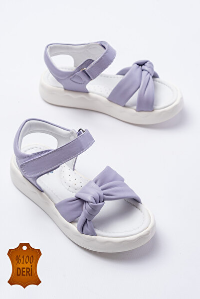 lina step Genuine Leather Orthopedic Velcro Girls' Shoes Sandals