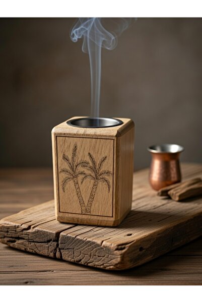 alreef geft مبخرة "النخلة" التراثية صناعية يدوي خشب