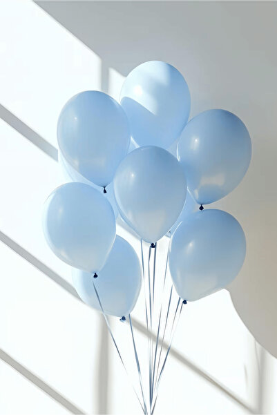 Bunloon Makaron Mavi Balon 10 Adet 11 İnç Parti Süsleme