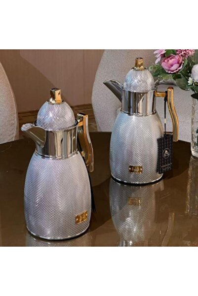 LALOZA طقم ترمس فاخر من لالوزا للقهوة والشاي (1 لتر + 1 لتر)