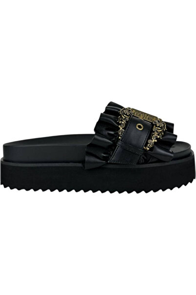 VERSACE JEANS COUTURE 78VA3SM5 Siyah Kadın Terlik